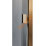 Дверь стеклянная Grandis GS 7х19-MG-S-BR коробка алюминий Brasch, ручка Абаш