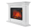 Электрокамин Electrolux Sphere Plus EFP/P-3320RLS с порталом Firelight Castello 30, белый