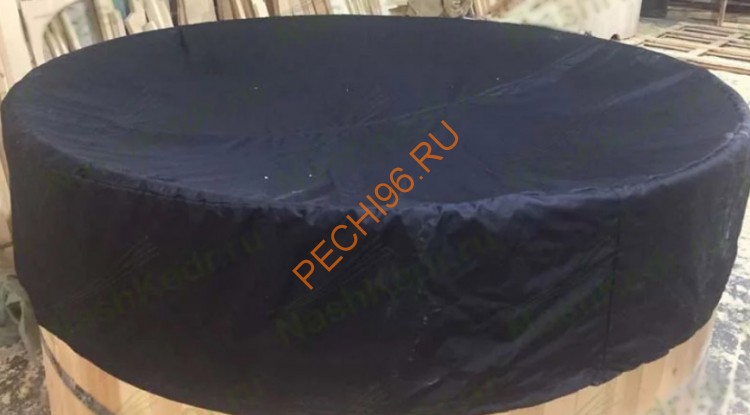 Фурако НКЗ Premium с внутренней печью круглая из кедра с пластиковой вставкой