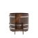 Купель для бани BentWood круглая из морёной лиственницы Премиум, D 1,17м