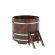 Купель для бани BentWood круглая из морёной лиственницы Премиум, D 1,17м
