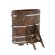 Купель для бани BentWood овальная из сращённой морёной лиственницы, 0,69х1,31 м
