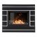 Биокамин Firelight BFP/P-2520, с порталом Moderno 25 шпон чёрный дуб
