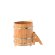 Купель для бани BentWood овальная из сращённой лиственницы, 0,92х1,66 м