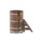 Купель для бани BentWood овальная из сращённой морёной лиственницы, 0,92х1,66 м