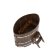 Купель для бани BentWood овальная из сращённой морёной лиственницы, 1,02х1,68 м