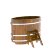 Купель для бани BentWood овальная из морёной лиственницы Рустик, 0,80х1,42 м