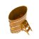 Купель для бани BentWood овальная из лиственницы Рустик, 0,92х1,66 м
