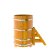 Купель для бани BentWood овальная из лиственницы Рустик, 0,92х1,66 м