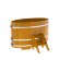 Купель для бани BentWood овальная из лиственницы Рустик, 0,92х1,66 м