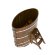 Купель для бани BentWood овальная из морёной лиственницы Рустик, 1,08х1,75 м
