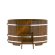 Купель для бани BentWood овальная из морёной лиственницы Рустик, 1,08х1,75 м