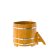 Купель для бани BentWood овальная из лиственницы Рустик, 1,12х1,83 м