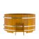 Купель для бани BentWood овальная из лиственницы Рустик, 1,12х1,83 м