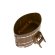 Купель для бани BentWood овальная из морёной лиственницы Рустик, 1,12х1,83 м