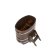 Купель для бани BentWood овальная из морёной лиственницы Премиум, 0,76х1,16 м