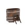 Купель для бани BentWood овальная из морёной лиственницы Премиум, 0,76х1,16 м