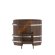 Купель для бани BentWood овальная из морёной лиственницы Премиум, 0,76х1,16 м