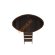Купель для бани BentWood овальная из морёной лиственницы Премиум, 0,80х1,42 м