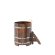 Купель для бани BentWood овальная из морёной лиственницы Премиум, 0,80х1,42 м