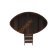 Купель для бани BentWood овальная из морёной лиственницы Премиум, 1,08х1,75 м