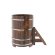 Купель для бани BentWood овальная из морёной лиственницы Премиум, 1,08х1,75 м