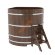 Купель для бани BentWood угловая из морёного дуба Премиум, 1,37х1,37 м