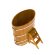 Купель для бани BentWood овальная из лиственницы Рустик, 0,80х1,42 м