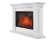 Электрокамин Electrolux EFP/P-3020LS с порталом Firelight Castello 30, белый